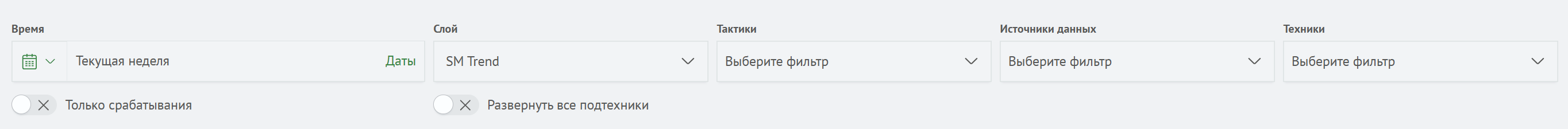 Панель управления