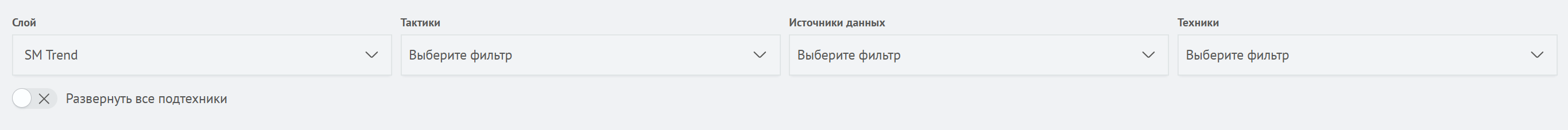Панель уравления