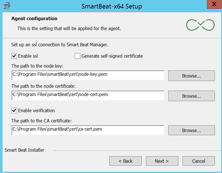 Установка Smart Beat Windows, SSL