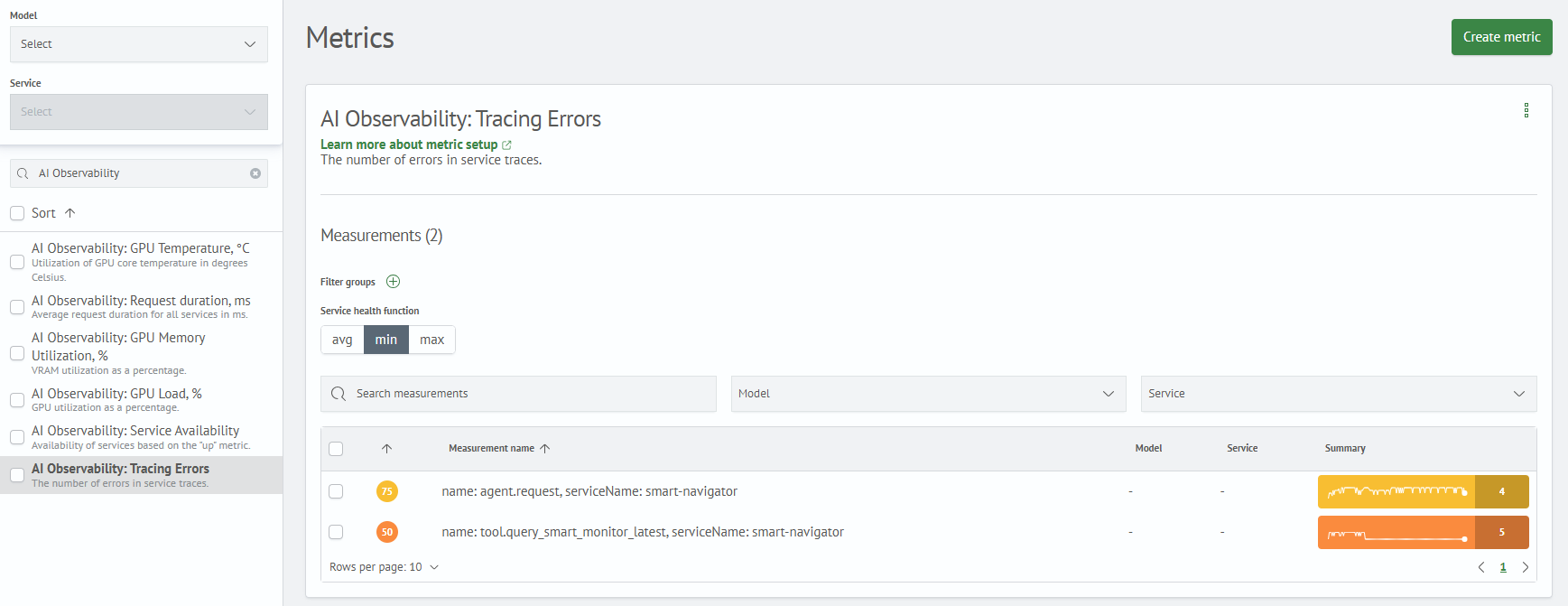 Trace Errors
