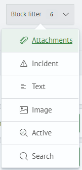 Block filter
