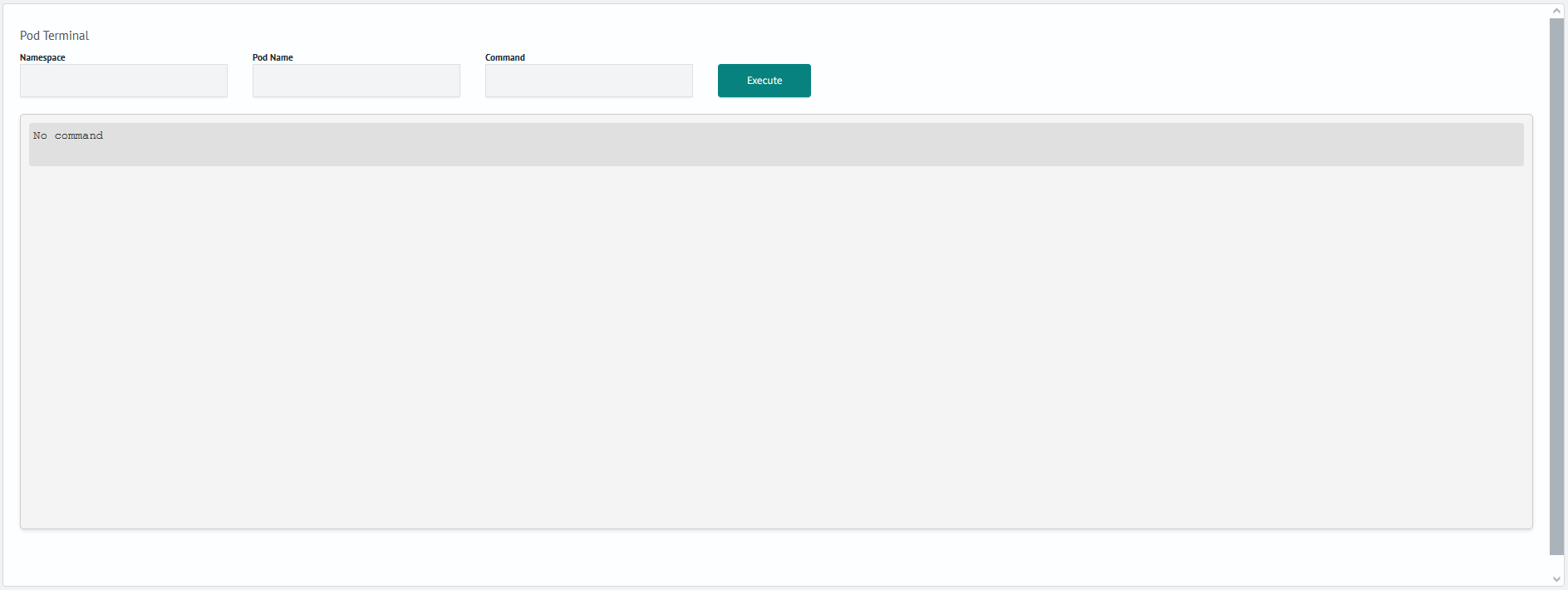 Kubernetes management pods