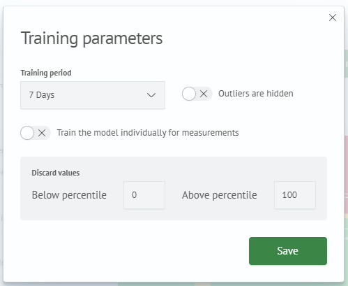 Training Adaptive Model of Metric