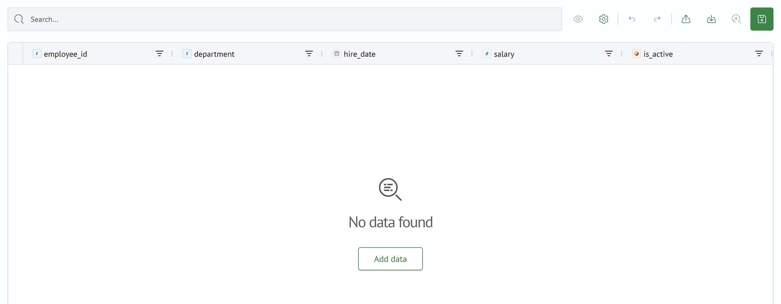 Empty lookup