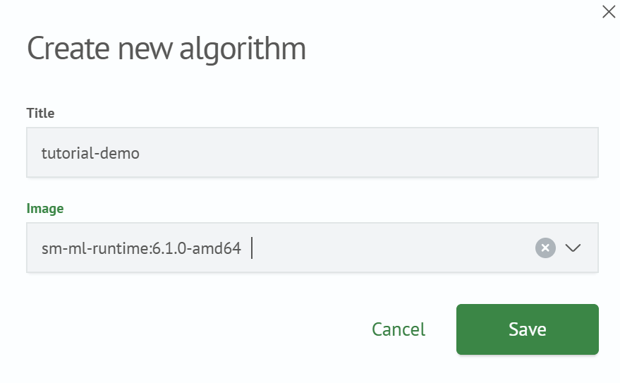 Entering a name and selecting an image