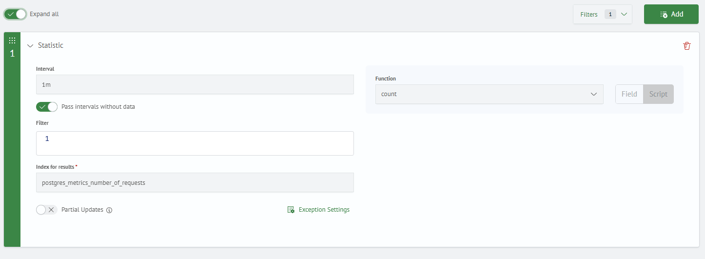 Profiling base settings algorithms expand