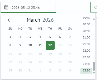 Time Interval Selection