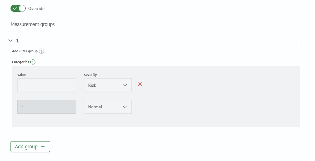 Metric Calculation Parameters Override