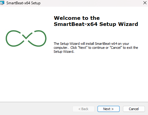 Smart Beat windows install wizard