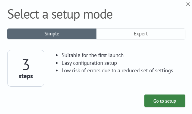 Mode Selection, Simple