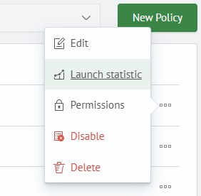 Troubleshooting stats menu