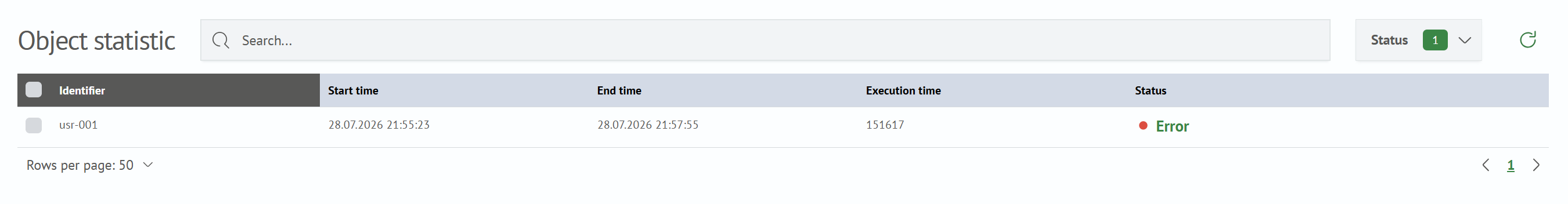Searching Object Statistics